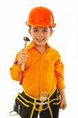 boy in hard hat