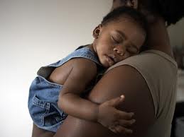 child in mother's arms