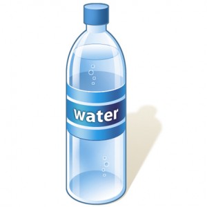 bottle of water