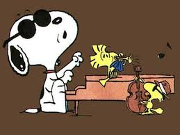 Snoopy singing